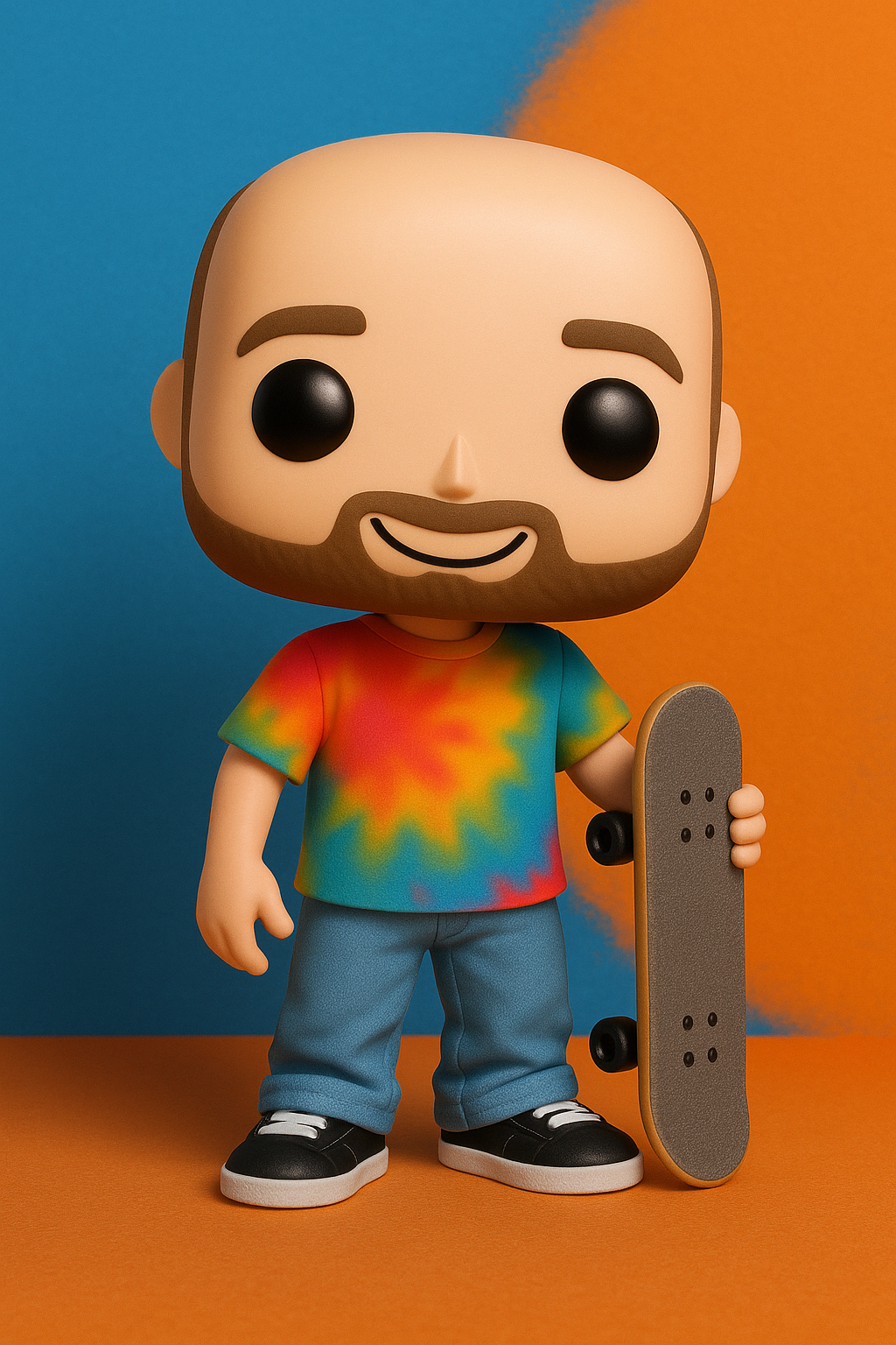 Funko van Paul met skateboard